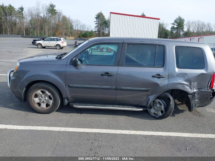 2015 HONDA PILOT LX - 5FNYF4H27FB045347