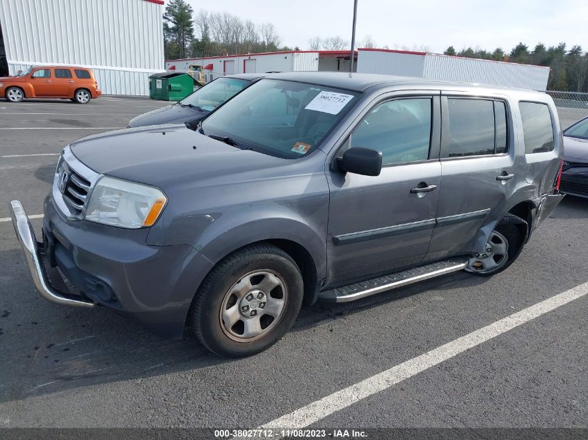 2015 HONDA PILOT LX - 5FNYF4H27FB045347