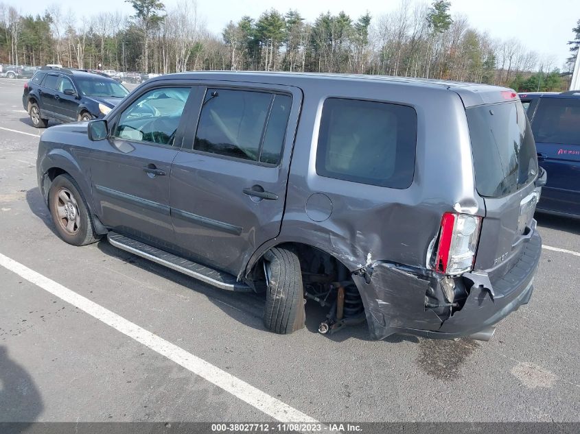 2015 HONDA PILOT LX - 5FNYF4H27FB045347