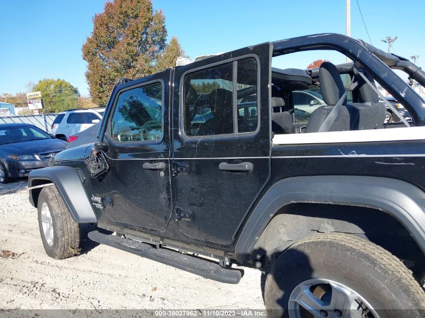 2019 JEEP WRANGLER UNLIMITED SPORT - 1C4HJXDN9KW582792