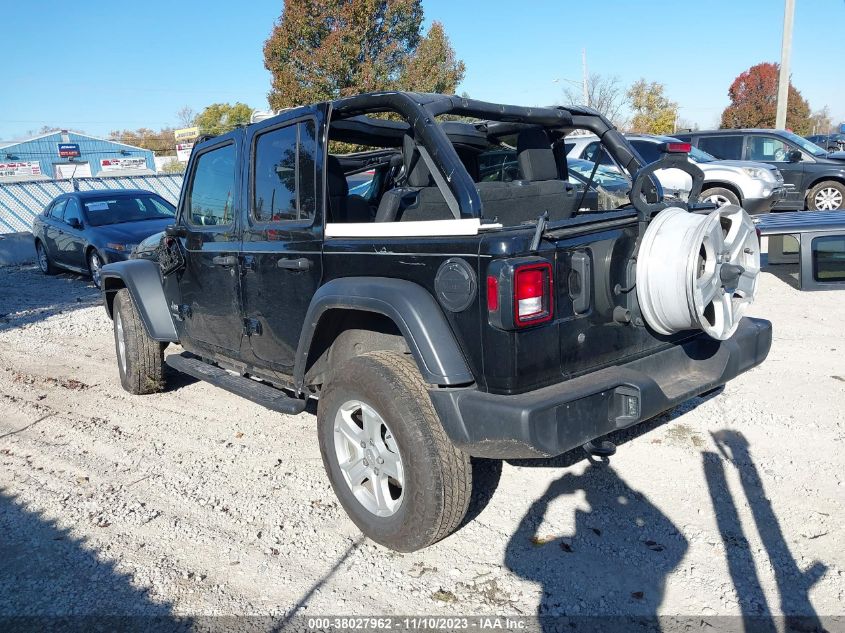 2019 JEEP WRANGLER UNLIMITED SPORT - 1C4HJXDN9KW582792