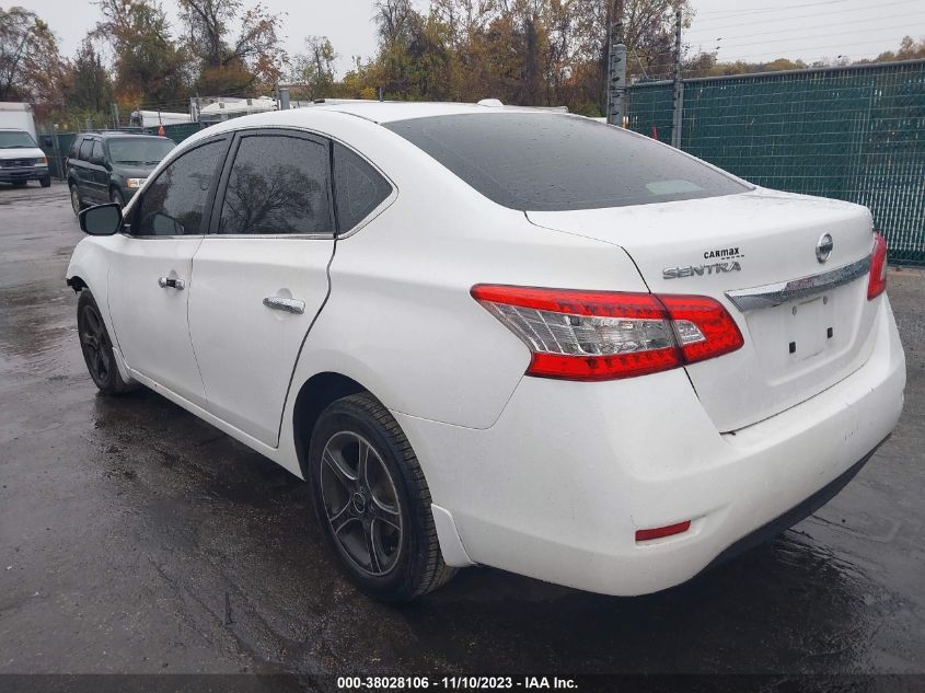 2015 NISSAN SENTRA S/SV/SR/SL - 3N1AB7AP8FL650258