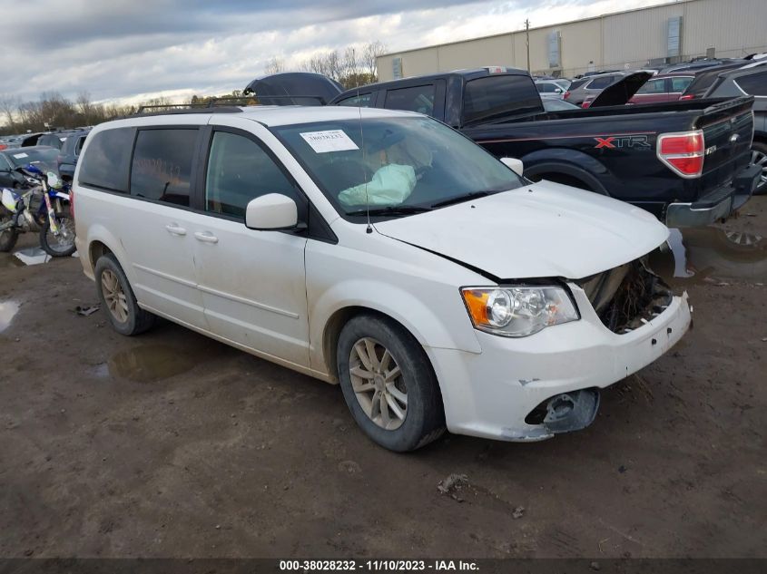 Lot #2541528176 2016 DODGE GRAND CARAVAN SXT salvage car