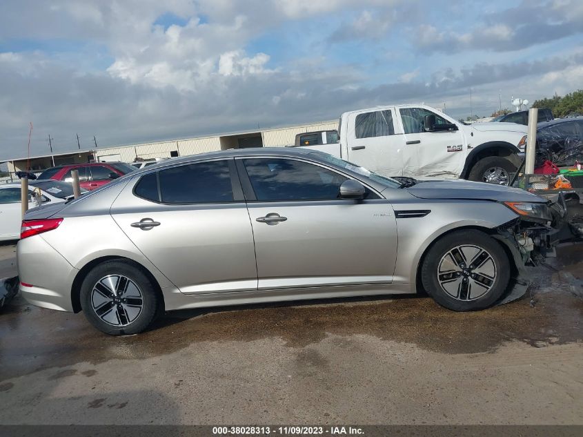 2013 KIA OPTIMA HYBRID LX - KNAGM4AD2D5043417