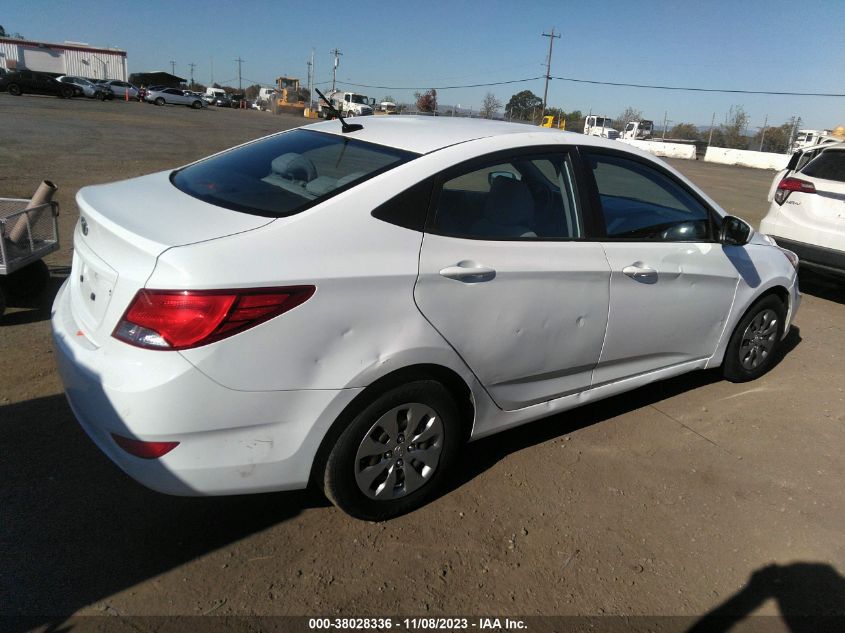 2017 HYUNDAI ACCENT SE - KMHCT4AEXHU214726
