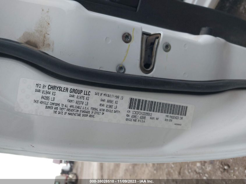 2013 DODGE DART LIMITED/GT - 1C3CDFCH1DD295912