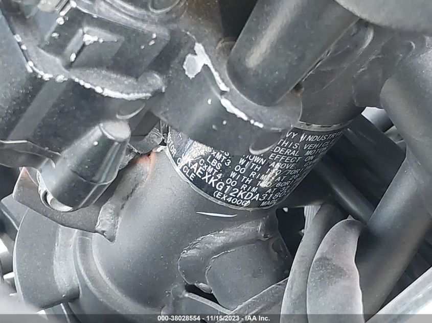 2019 KAWASAKI EX400 - JKAEXKG12KDA31805