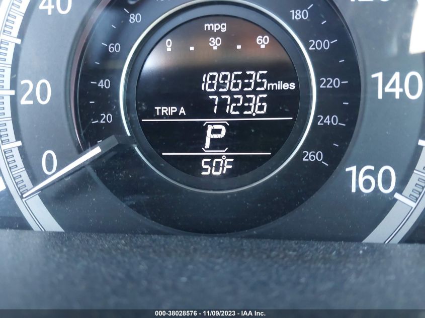2013 HONDA ACCORD EXL - 1HGCR2F80DA054993