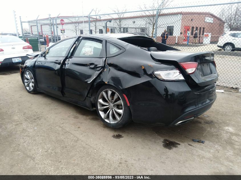 2015 CHRYSLER 200 S - 1C3CCCBB1FN719438