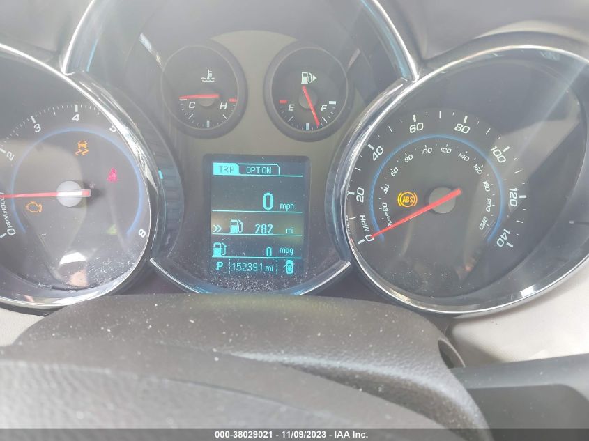 2013 CHEVROLET CRUZE LT - 1G1PE5SB6D7255592