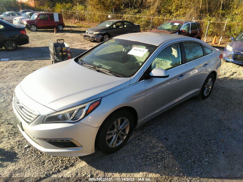 2015 HYUNDAI SONATA SE - 5NPE24AF2FH005643