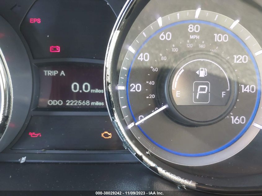2013 HYUNDAI SONATA GLS - 5NPEB4AC9DH623822