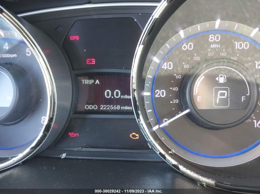 2013 HYUNDAI SONATA GLS - 5NPEB4AC9DH623822