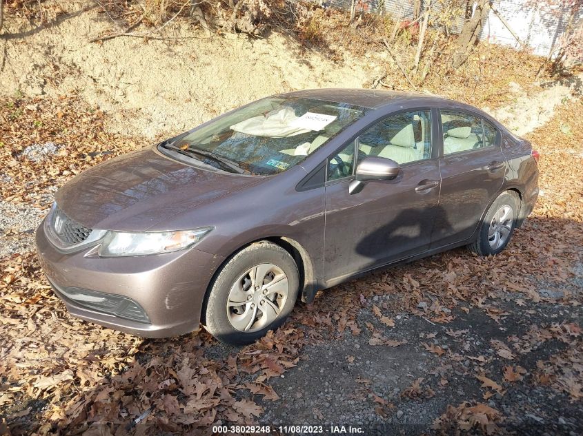 2015 HONDA CIVIC LX - 19XFB2F58FE287039