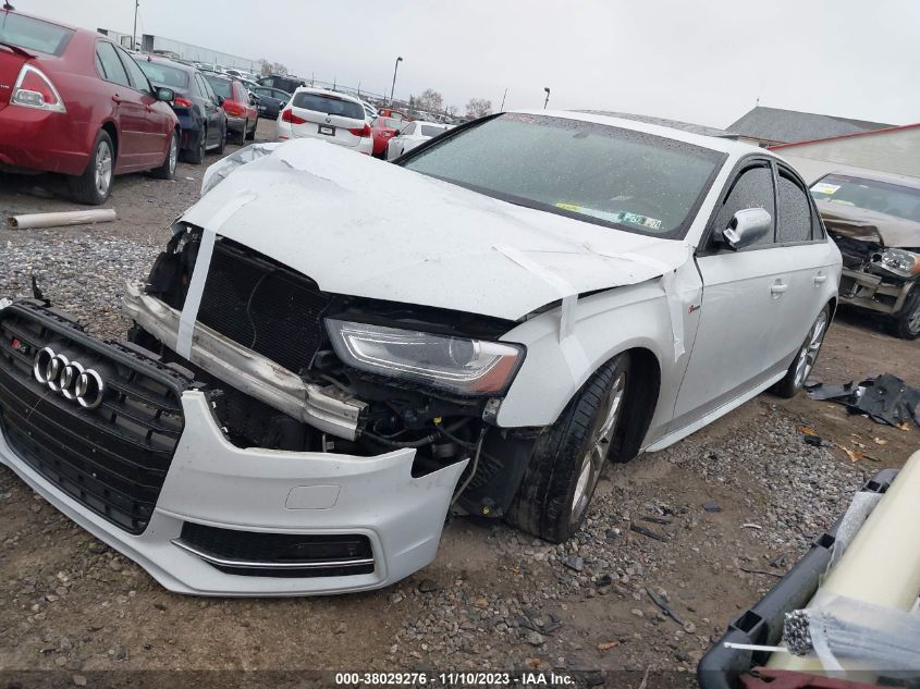 2016 AUDI S4 PREMIUM PLUS - WAUBGAFL2GA004936
