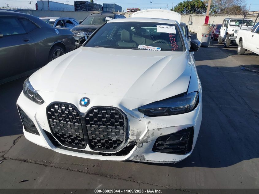 2022 BMW 430I WBA53AP05NCJ47300