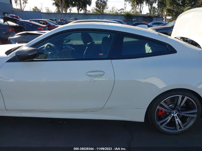 2022 BMW 430I WBA53AP05NCJ47300