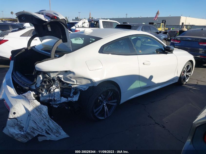 2022 BMW 430I WBA53AP05NCJ47300