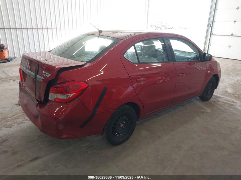 2019 MITSUBISHI MIRAGE G4 RF - ML32F3FJ3KHF12726