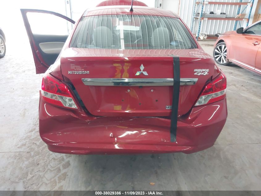 2019 MITSUBISHI MIRAGE G4 RF - ML32F3FJ3KHF12726