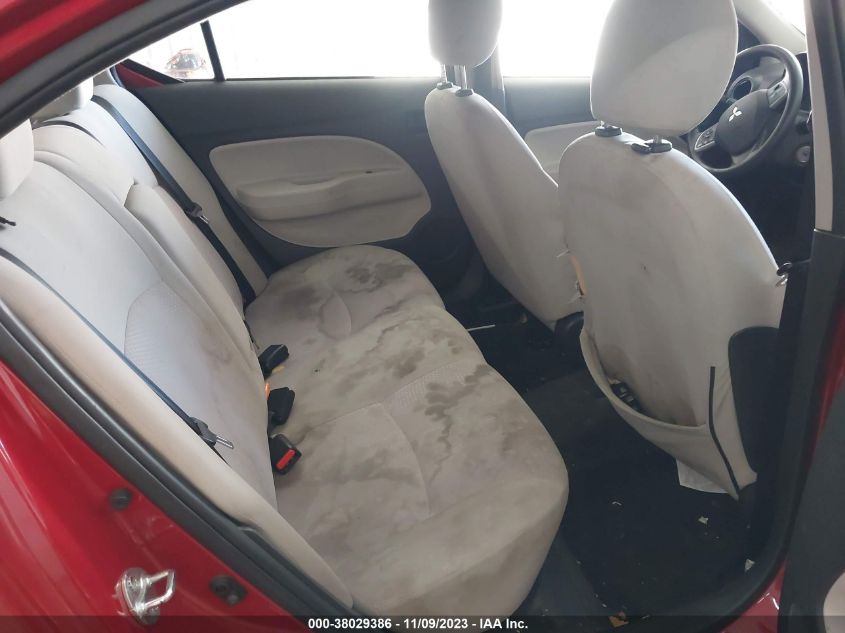 2019 MITSUBISHI MIRAGE G4 RF - ML32F3FJ3KHF12726