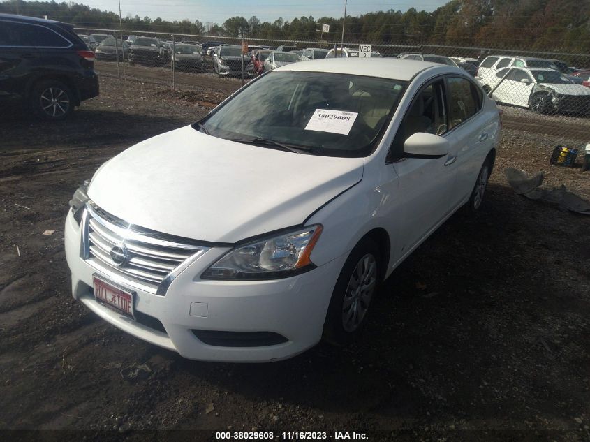 2015 NISSAN SENTRA SR/SL/S/SV/FE+ S - 3N1AB7AP0FY242372