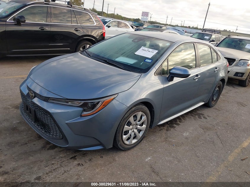 VIN JTDEPMAE8MJ166477 2021 TOYOTA COROLLA LE