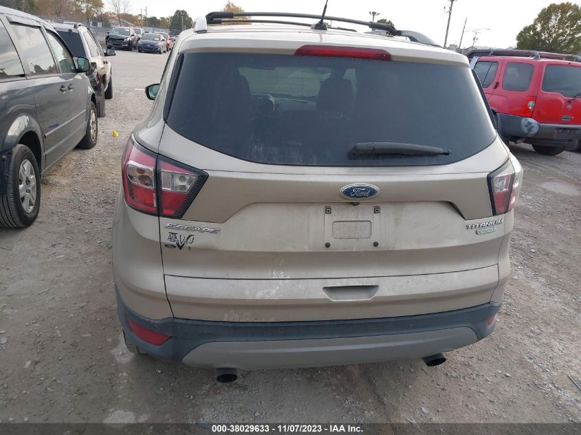 2017 FORD ESCAPE TITANIUM - 1FMCU0JD6HUD48842