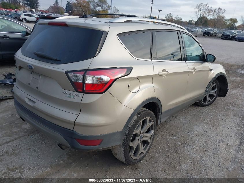 2017 FORD ESCAPE TITANIUM - 1FMCU0JD6HUD48842