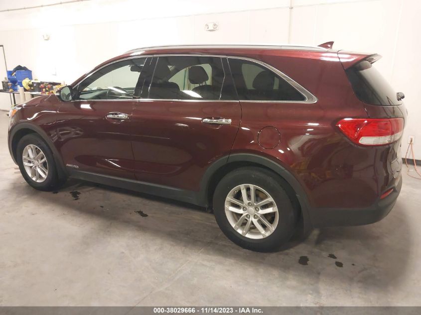 2016 KIA SORENTO 3.3L LX - 5XYPGDA51GG134242