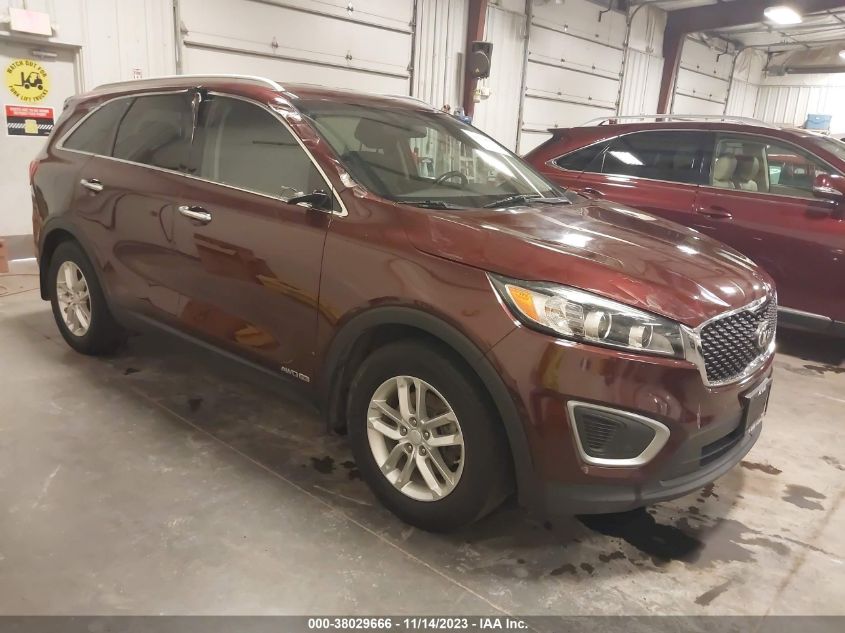 2016 KIA SORENTO 3.3L LX - 5XYPGDA51GG134242