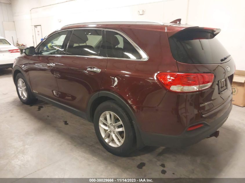 2016 KIA SORENTO 3.3L LX - 5XYPGDA51GG134242