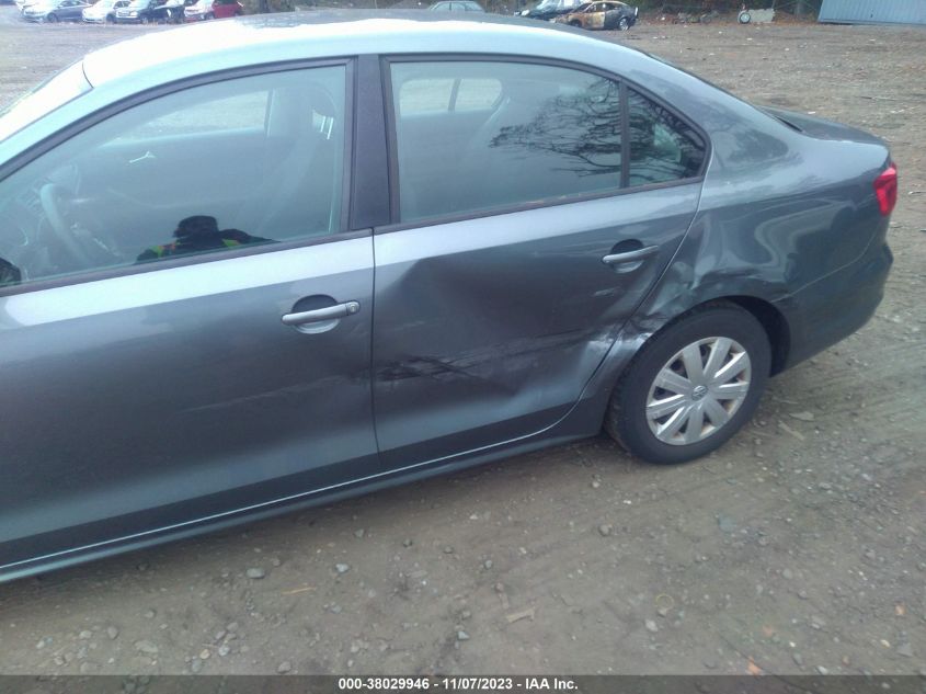 2015 VOLKSWAGEN JETTA SEDAN 2.0L S 3VW2K7AJ2FM291896