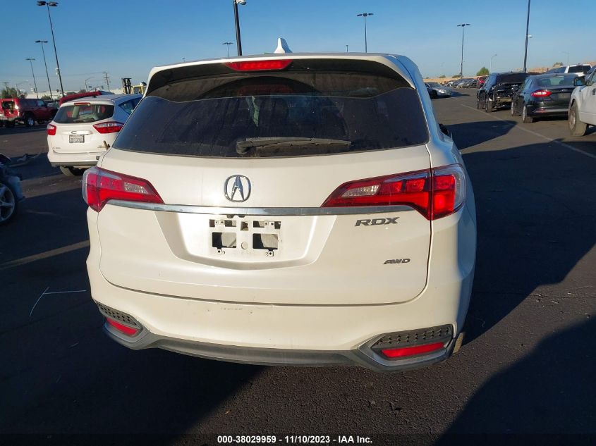 2017 ACURA RDX TECHNOLOGY   ACURAWATCH - 5J8TB4H50HL013776