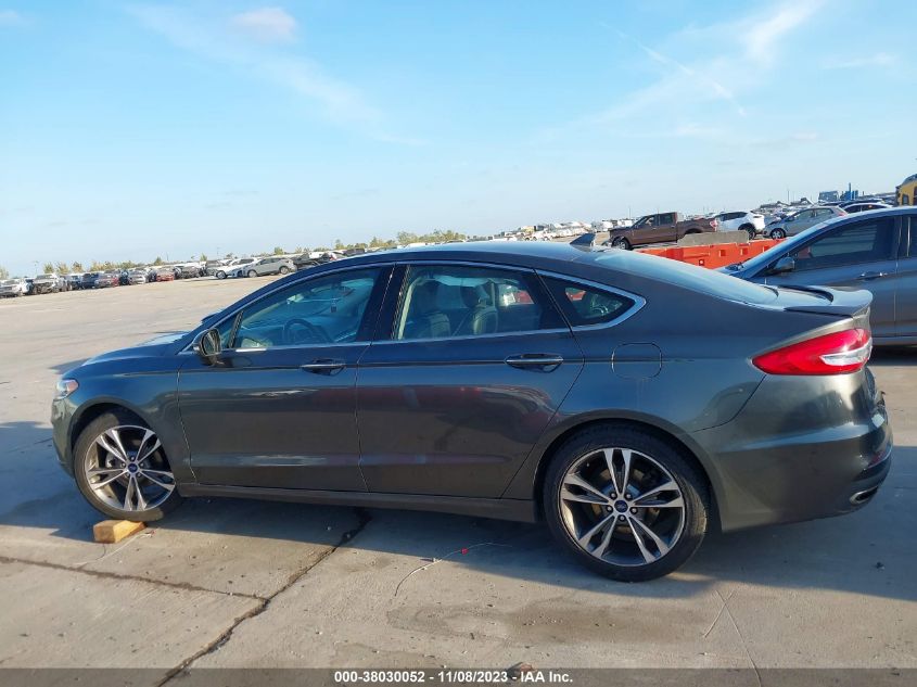 2019 FORD FUSION TITANIUM - 3FA6P0K92KR270535