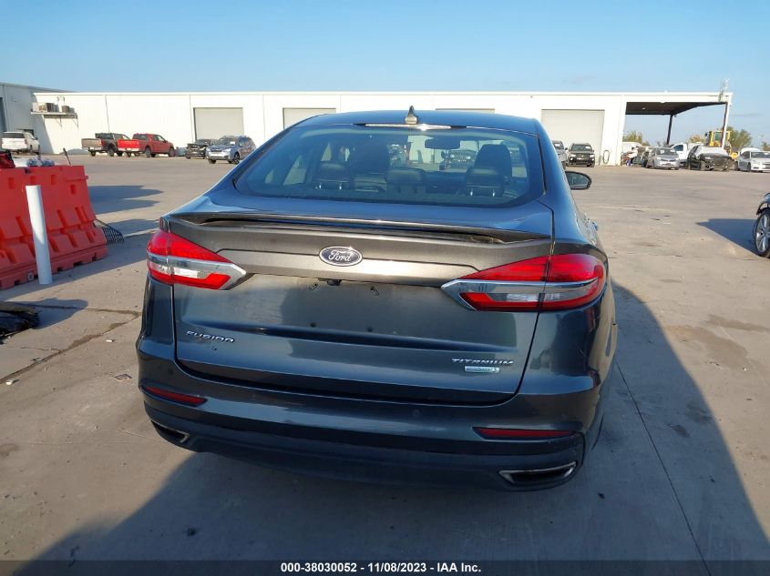 2019 FORD FUSION TITANIUM - 3FA6P0K92KR270535