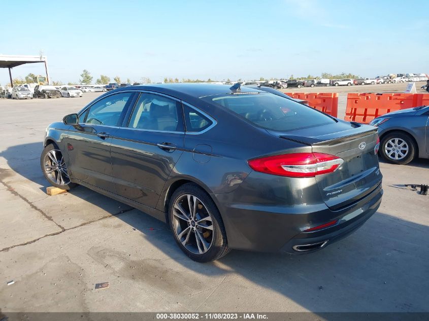 2019 FORD FUSION TITANIUM - 3FA6P0K92KR270535