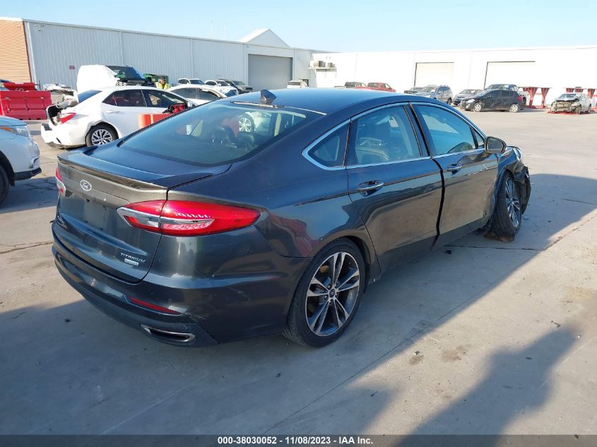 2019 FORD FUSION TITANIUM - 3FA6P0K92KR270535