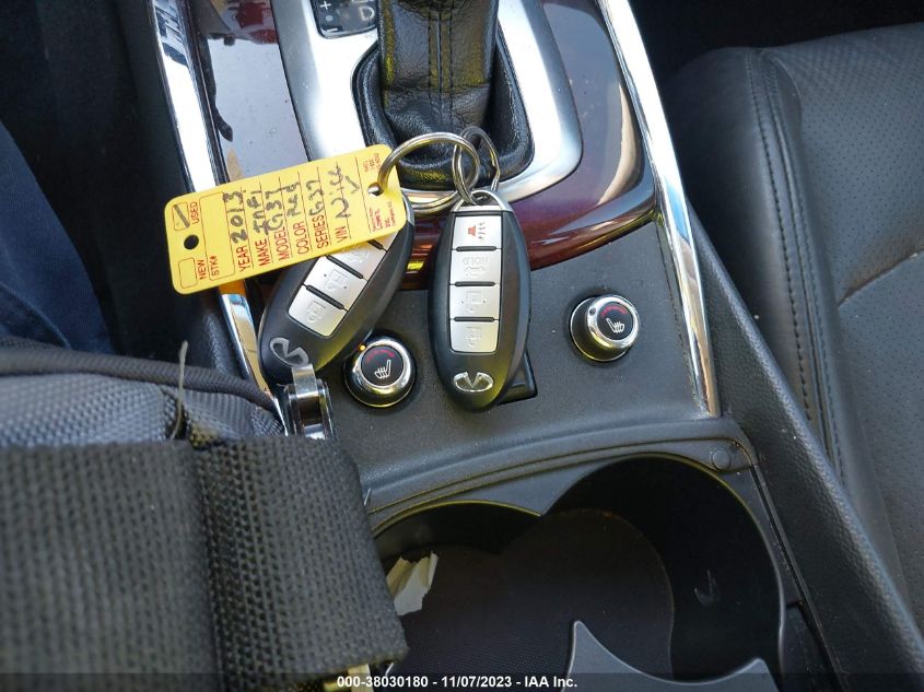 2013 INFINITI G37 SEDAN X JN1CV6AR8DM351982