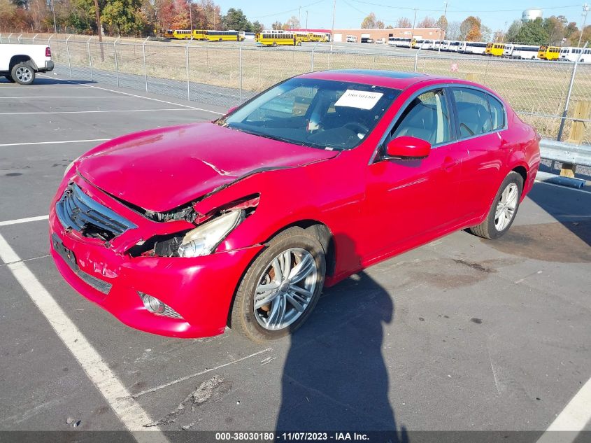 2013 INFINITI G37 SEDAN X JN1CV6AR8DM351982