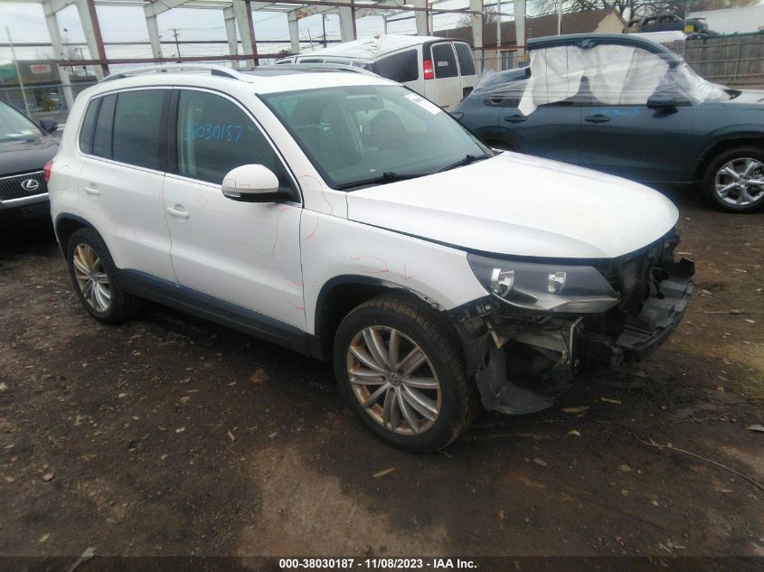 Lot #2534661532 2014 VOLKSWAGEN TIGUAN SEL salvage car