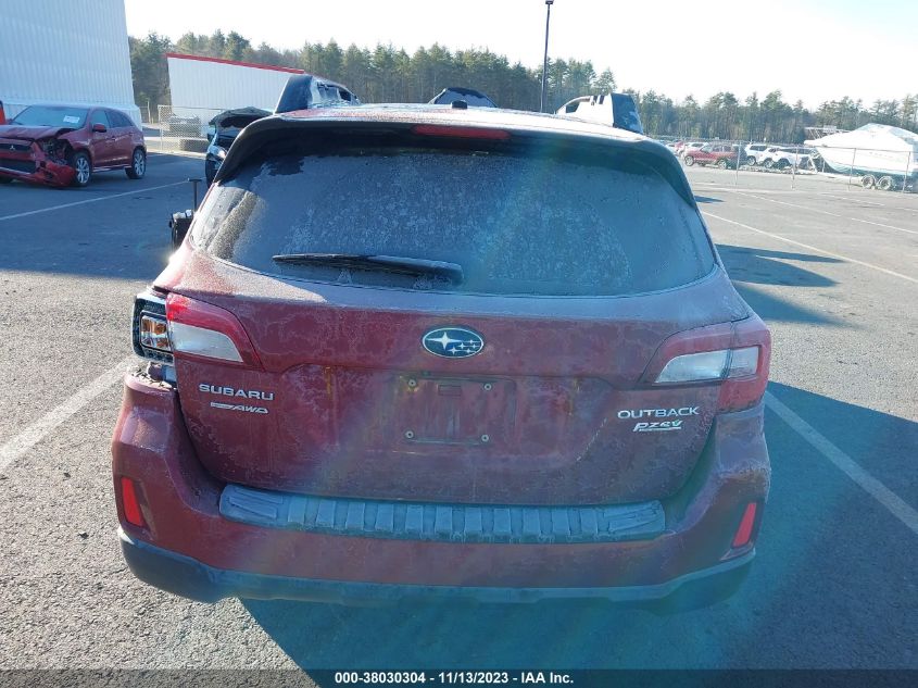2015 SUBARU OUTBACK 2.5I LIMITED - 4S4BSALCXF3244272
