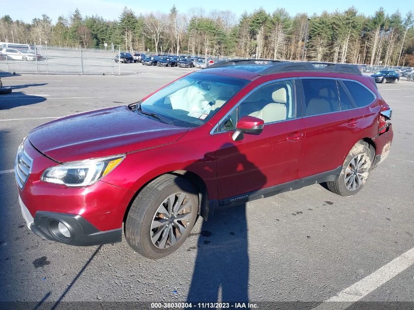 2015 SUBARU OUTBACK 2.5I LIMITED - 4S4BSALCXF3244272