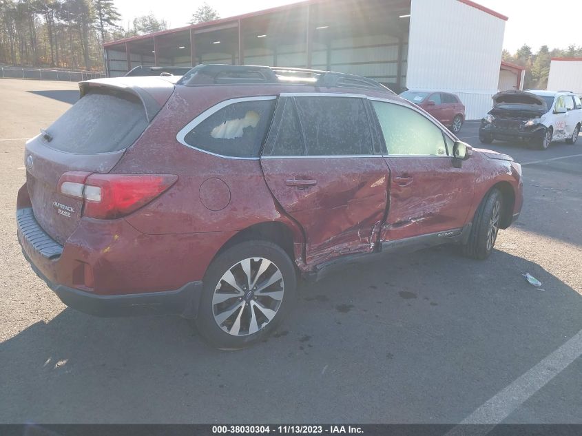 2015 SUBARU OUTBACK 2.5I LIMITED - 4S4BSALCXF3244272