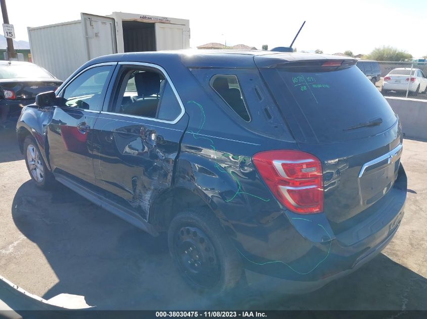 2016 CHEVROLET EQUINOX LS - 2GNALBEK2G1161795