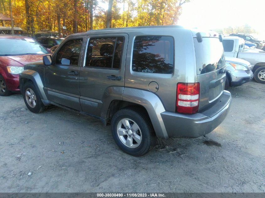 1C4PJLAK9CW127439 2012 JEEP LIBERTY SPORTphoto 3