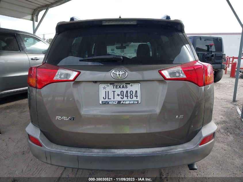 2014 TOYOTA RAV4 LE - JTMZFREVXED034400