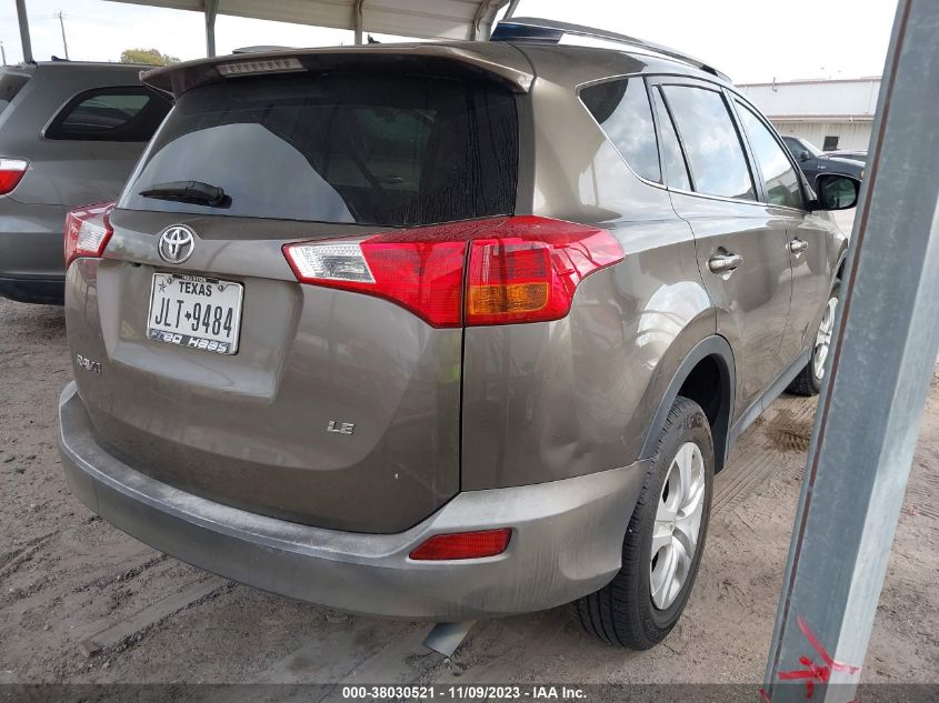 2014 TOYOTA RAV4 LE - JTMZFREVXED034400