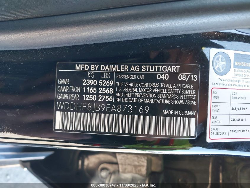 2014 MERCEDES-BENZ E 350 4MATIC - WDDHF8JB9EA873169