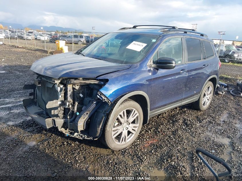 5FNYF8H5XLB002439 HONDA PASSPORT EX-L 2020